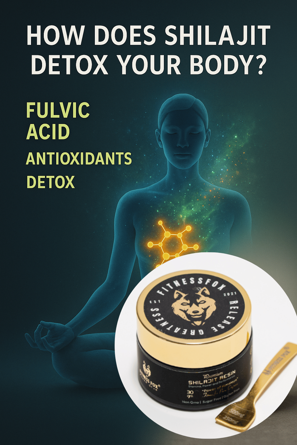 How does shilajit detox your body?- Fulvic Acid, Antioxidants & Detox