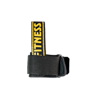 Power wrist strap ( Black/Gold)( Best for powerlifting/weighlifting/Crossfit)