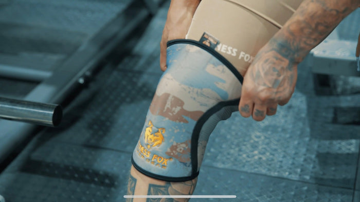 7MM Knee Sleeves(CAMO)(PAIR)(*Clearance) ( Stitching problem)