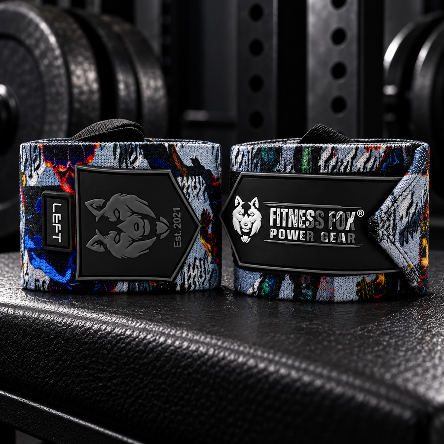 18" Street Fighter Inspired Wrist Wraps