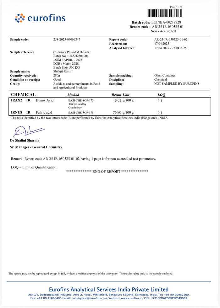 Lab certificate page 2
