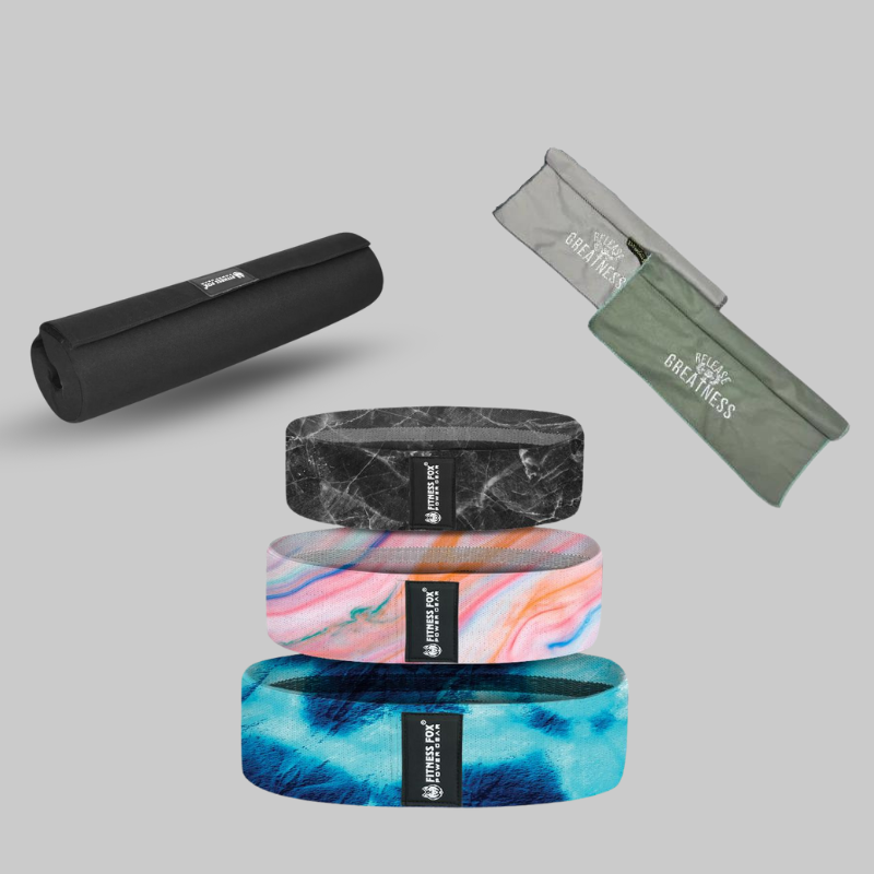 Bootyband + Barbell Pad + Sweat Towel Bundle