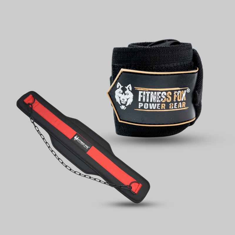 Dipping Belt+ Black Wrist Wrap