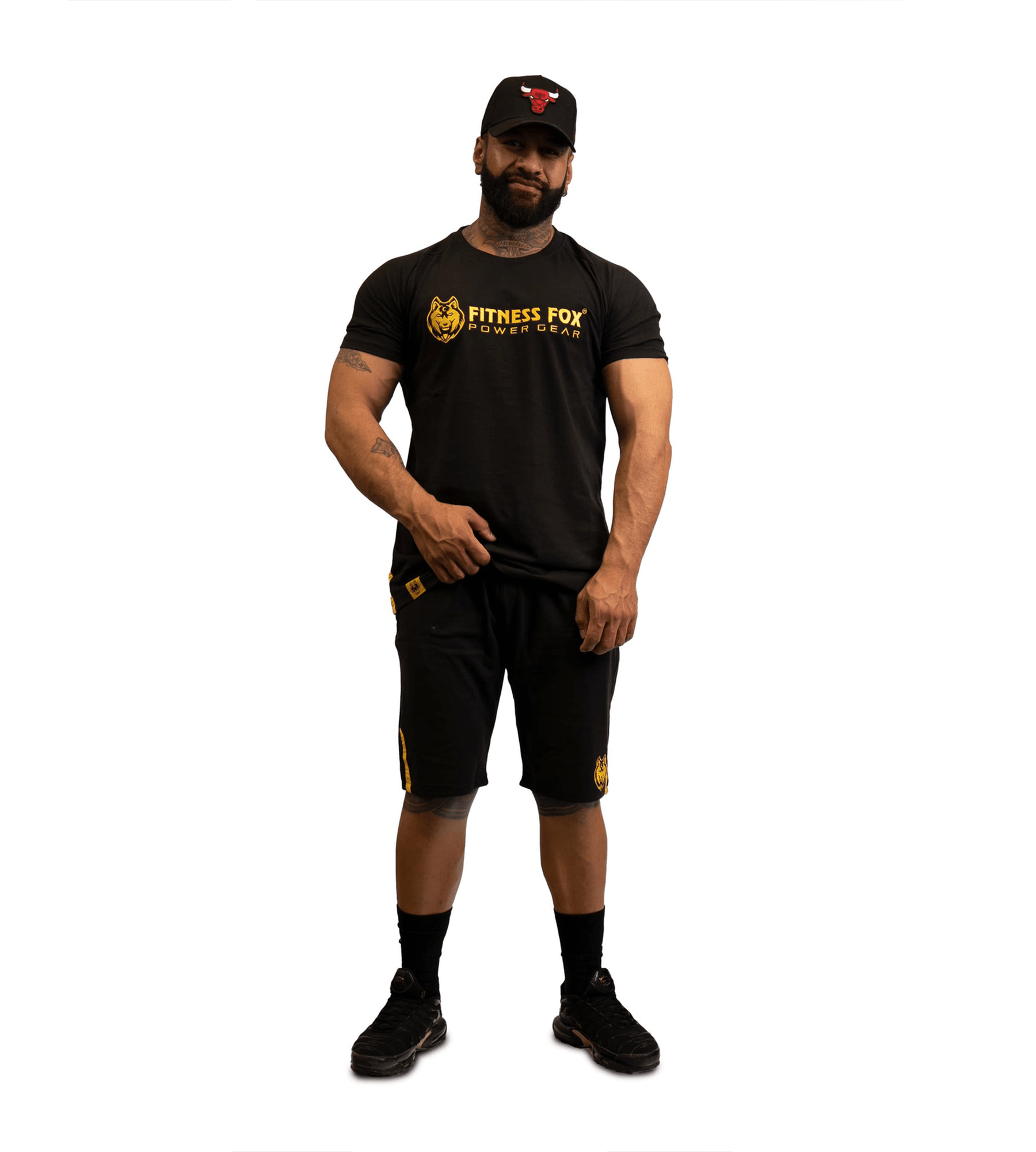 FitnessFox Training Shorts- BLACK