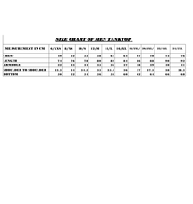 White-Indigo Gym Cotton Training Singlet