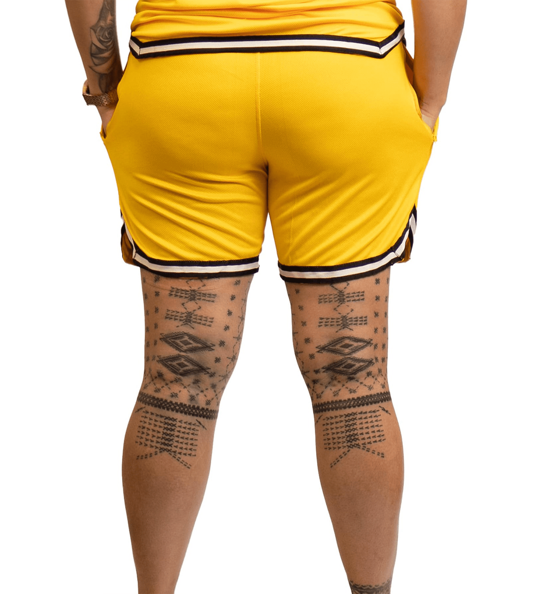 FitnessFox Basketball Shorts  - Yellow