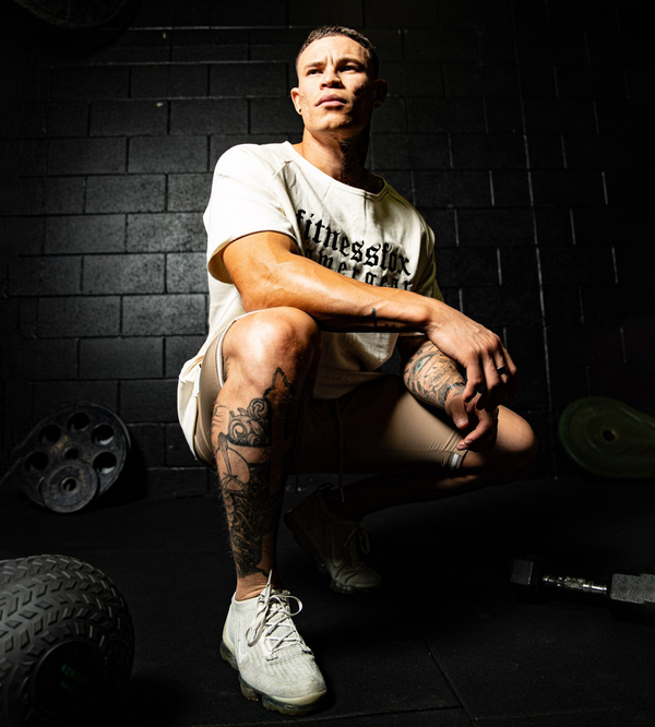 Fitnessfox Old school Oversize T-Shirt ( Cream)