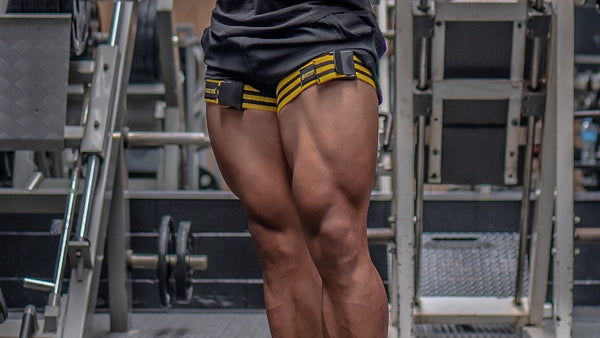 FITNESS FOX BFR Bands (Blood Flow Restriction) for thigh(Yellow)