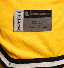 Mesh Basketball Muscle Tank top -Yellow