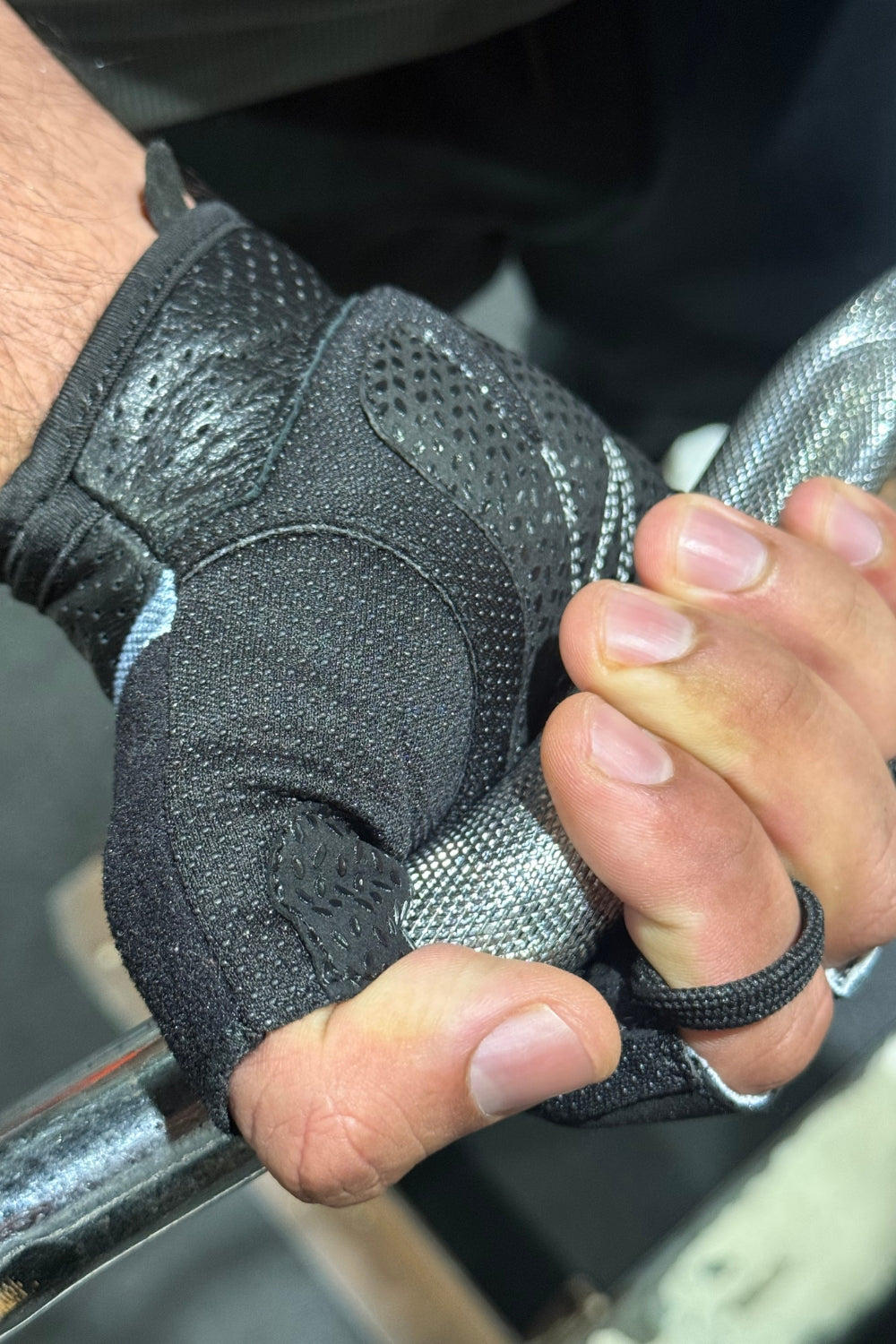 FitnessFox Premium Leather Fitness Gloves – Non-Slip Foam Padded Grip