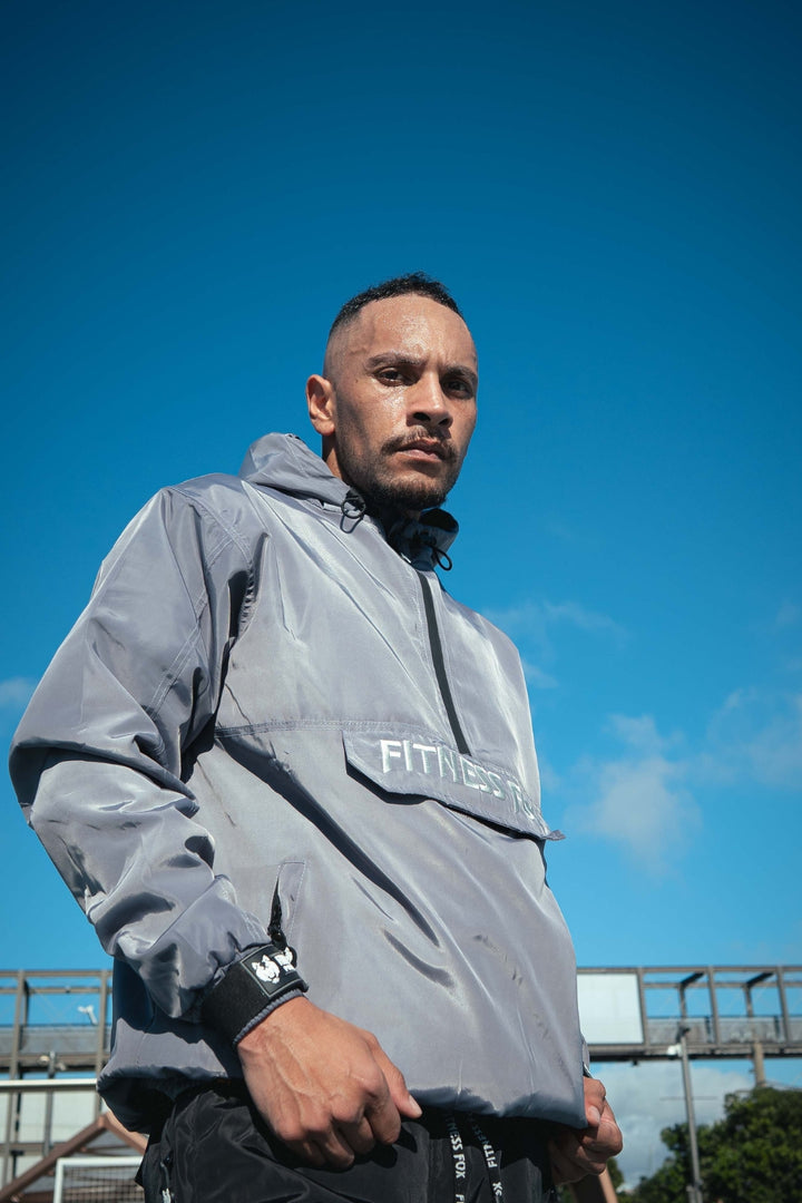 Fitness Fox Sauna Jacket-9th Edition ( STONE GREY)