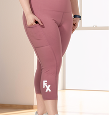 Blush High Waisted 7/8 Leggings