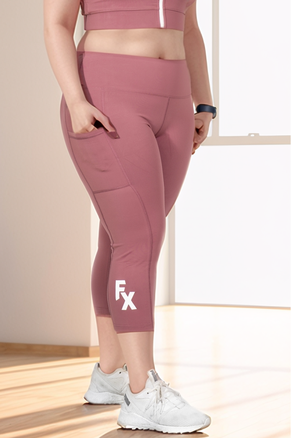 Blush High Waisted 7/8 Leggings