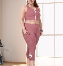 Blush High Waisted 7/8 Leggings