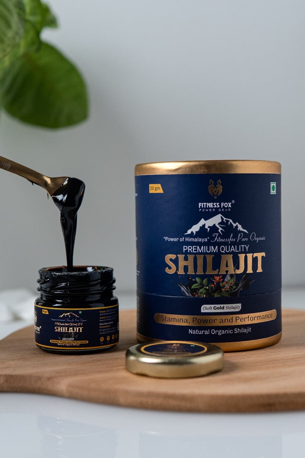 Shilajit Gold Resin (20 g) with Ashwagandha & Gokshura – Fitness Fox NZ