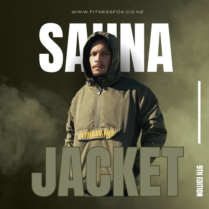 Fitness Fox Sauna Jacket-9th Edition ( OLIVE GREEN )