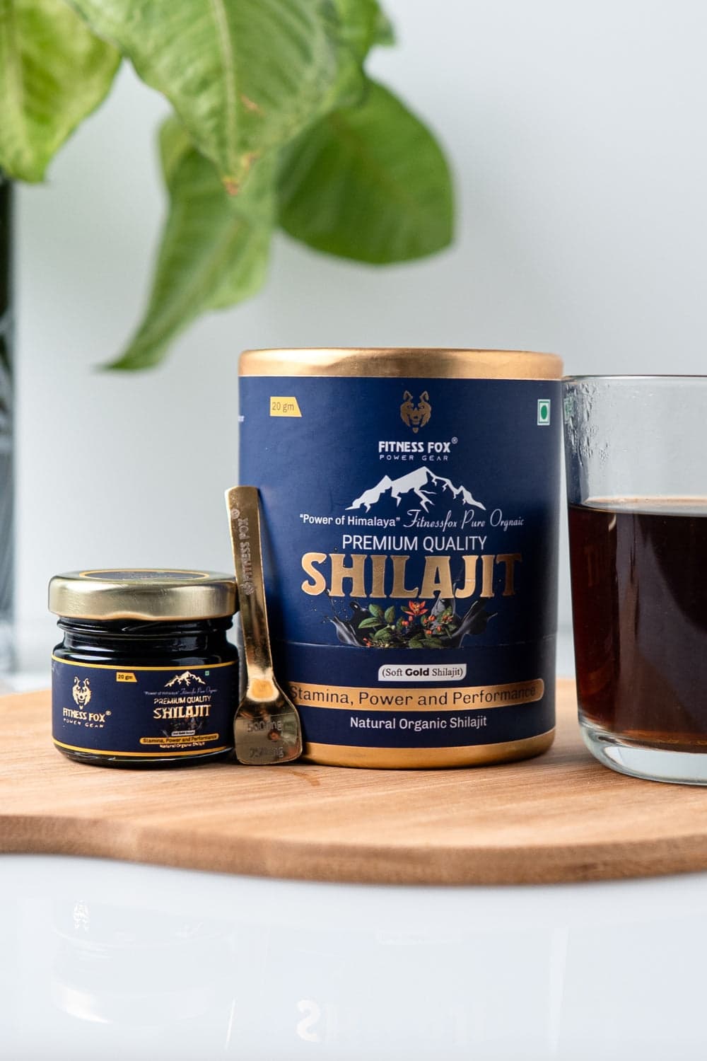 Shilajit Gold Resin (20 g) with Ashwagandha & Gokshura – Fitness Fox NZ