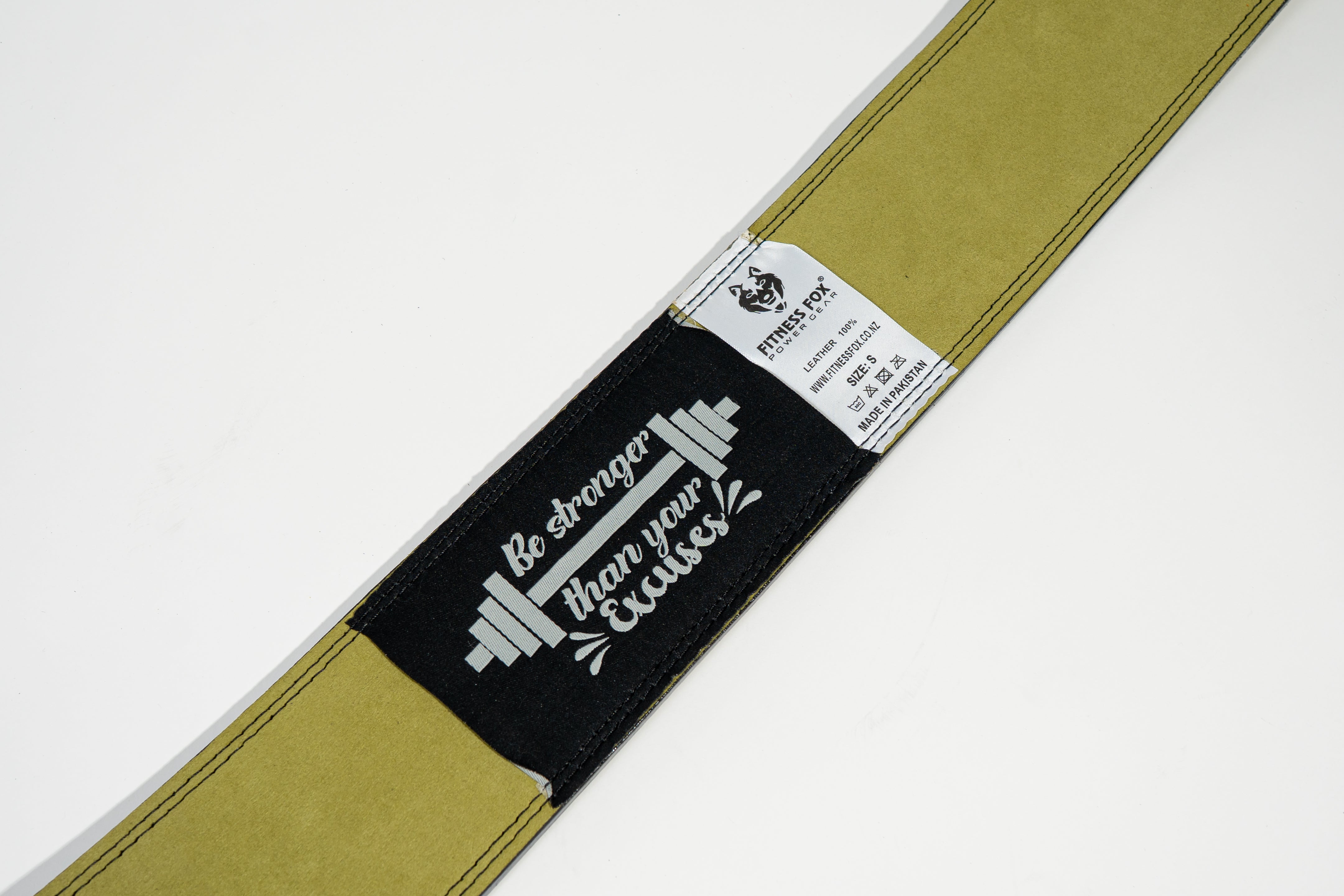 10mm Suede leather lever belt ( green)