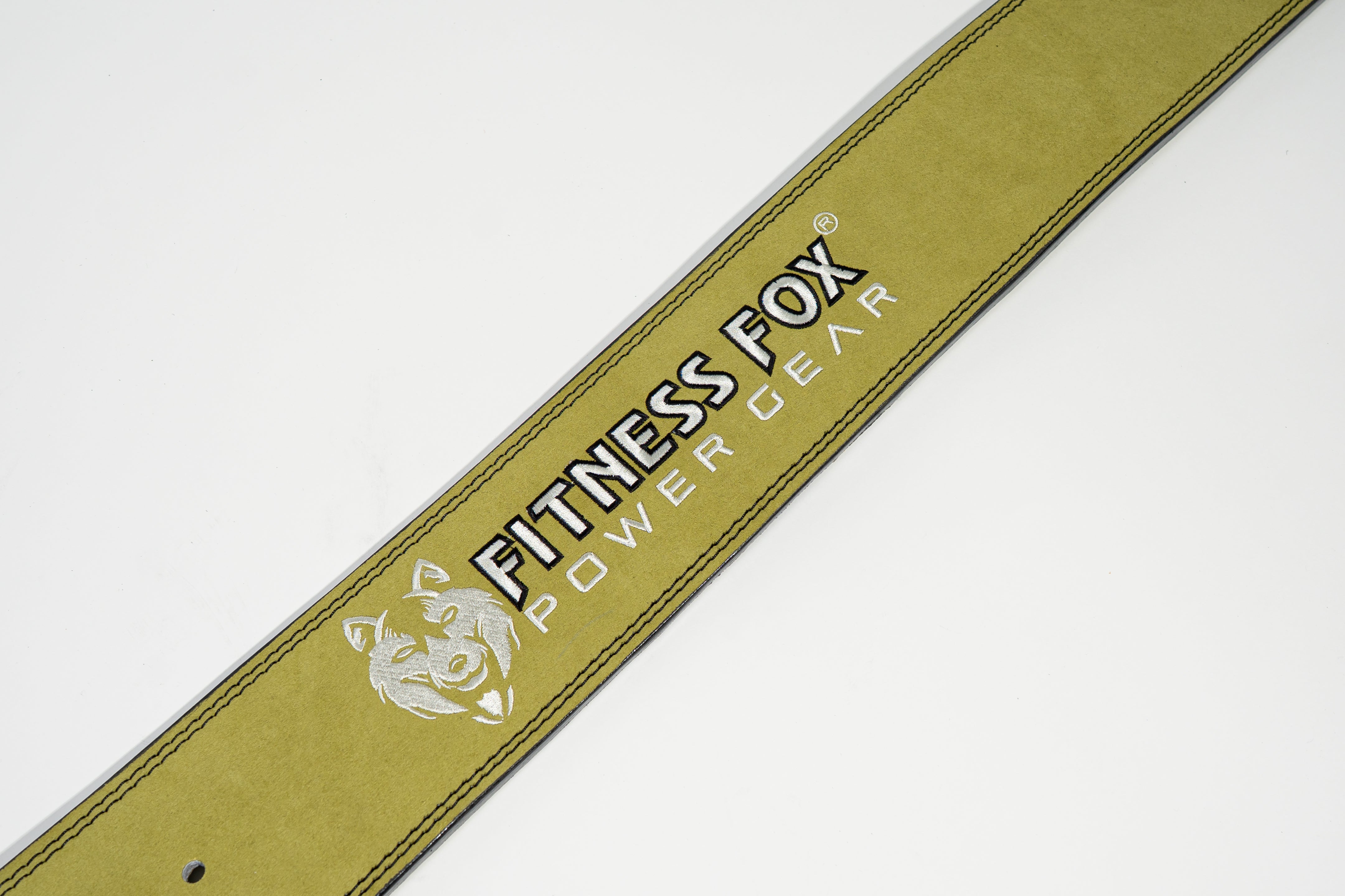 10mm Suede leather lever belt ( green)