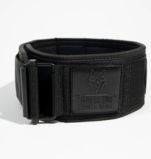 Edge profile — reinforced stitching and belt thickness for stable core support