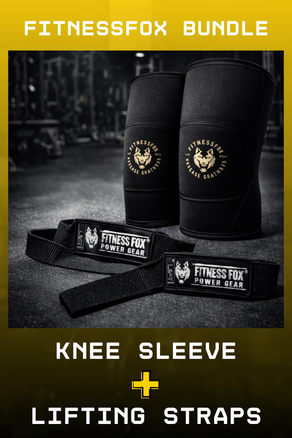 Lifting Straps + Knee Sleeves Combo