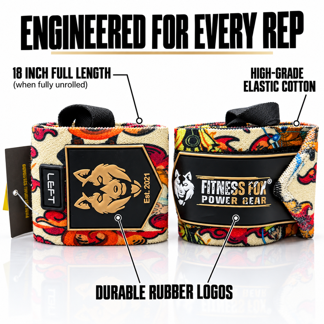 18" Naruto Inspired Wrist Wraps