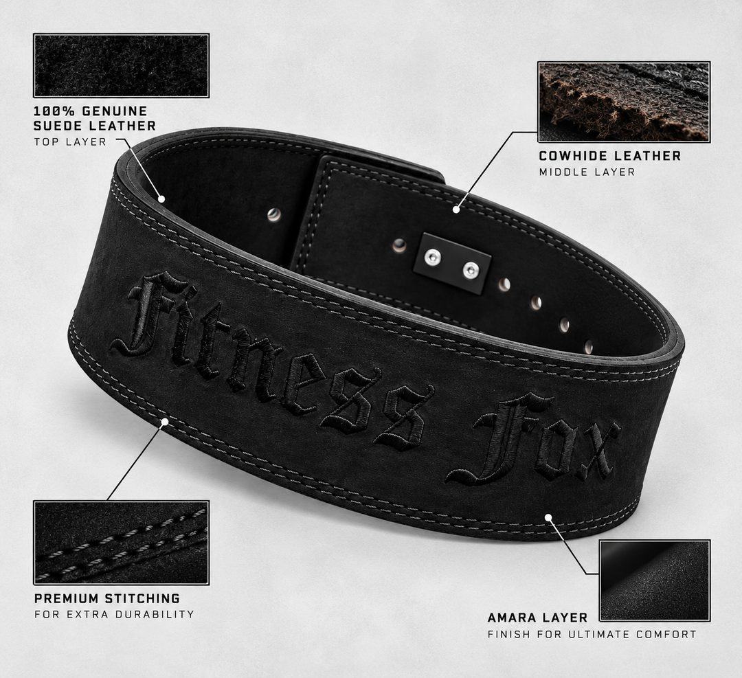 10MM Suede Lever Belt (Blackout)