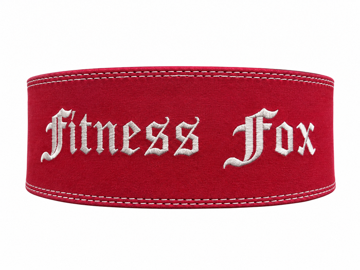 10MM Suede Lever Belt (Fiery Rose)