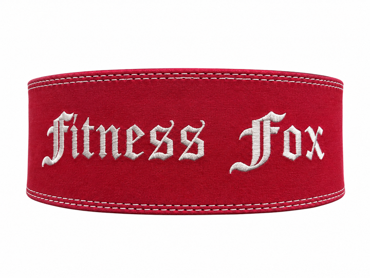 10MM Suede Lever Belt (Fiery Rose)