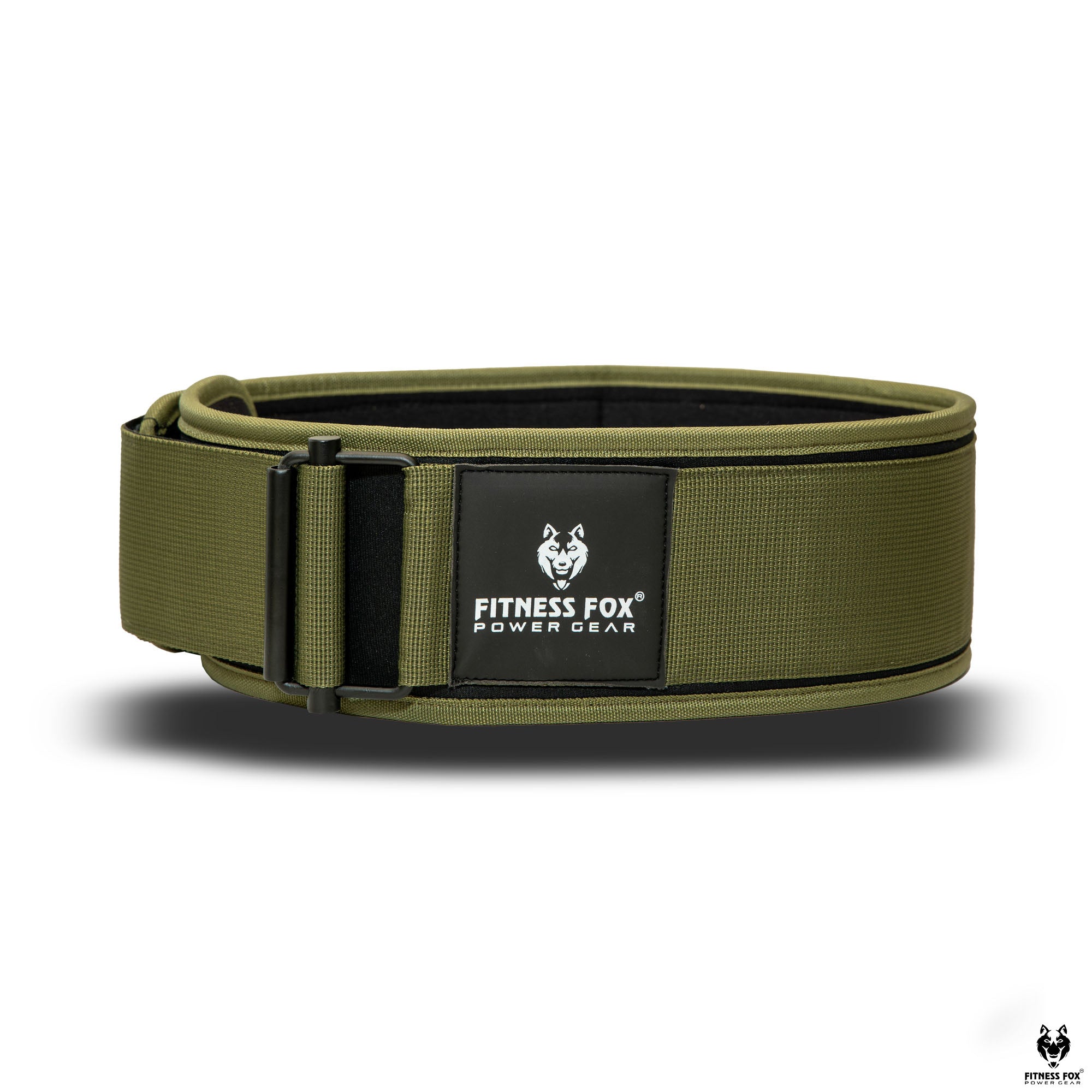 FITNESS FOX Quick Locking Weightlifting Nylon BELT for Crossfit & Bodybuilding & Powerlifting