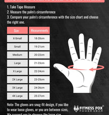 “Back view of Fitness Fox black and grey lifting gloves displaying moisture-managing fabric and ergonomic shaping for comfort on longer gym sessions.”