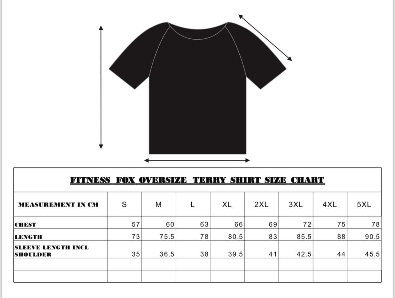 Fitnessfox Old school Oversize T-Shirt ( Black )