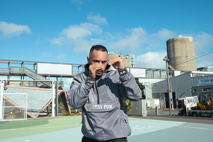 Fitness Fox Sauna Jacket-9th Edition ( STONE GREY)