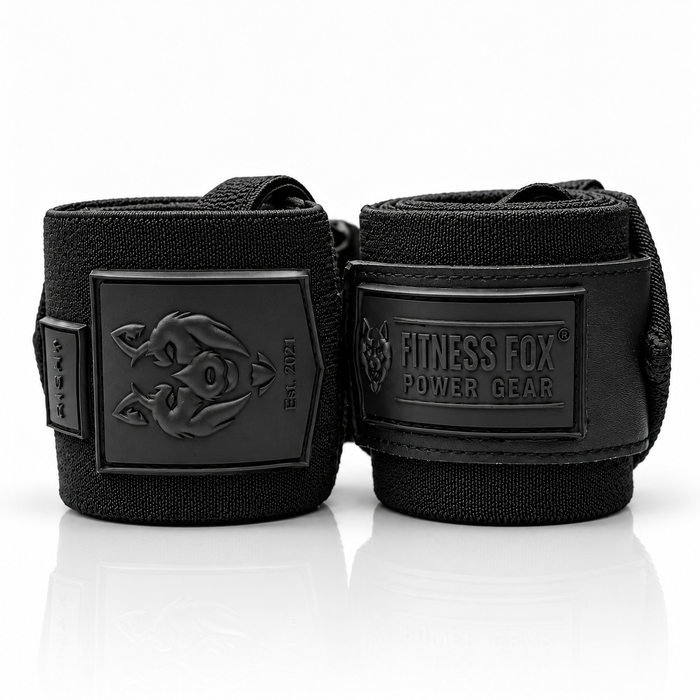 25" Wrist Wraps (Black with Black)