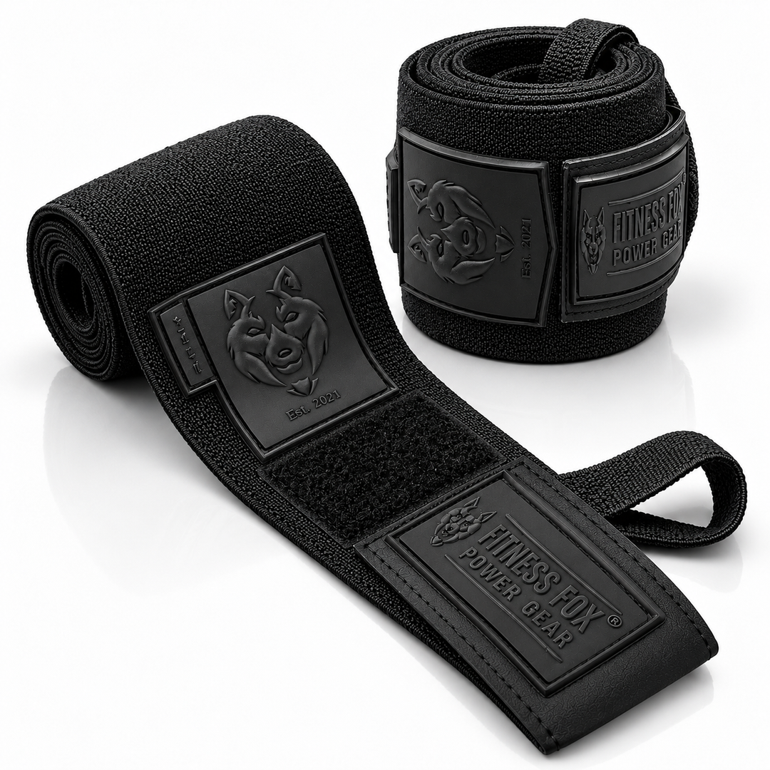 25" Wrist Wraps (Black with Black)