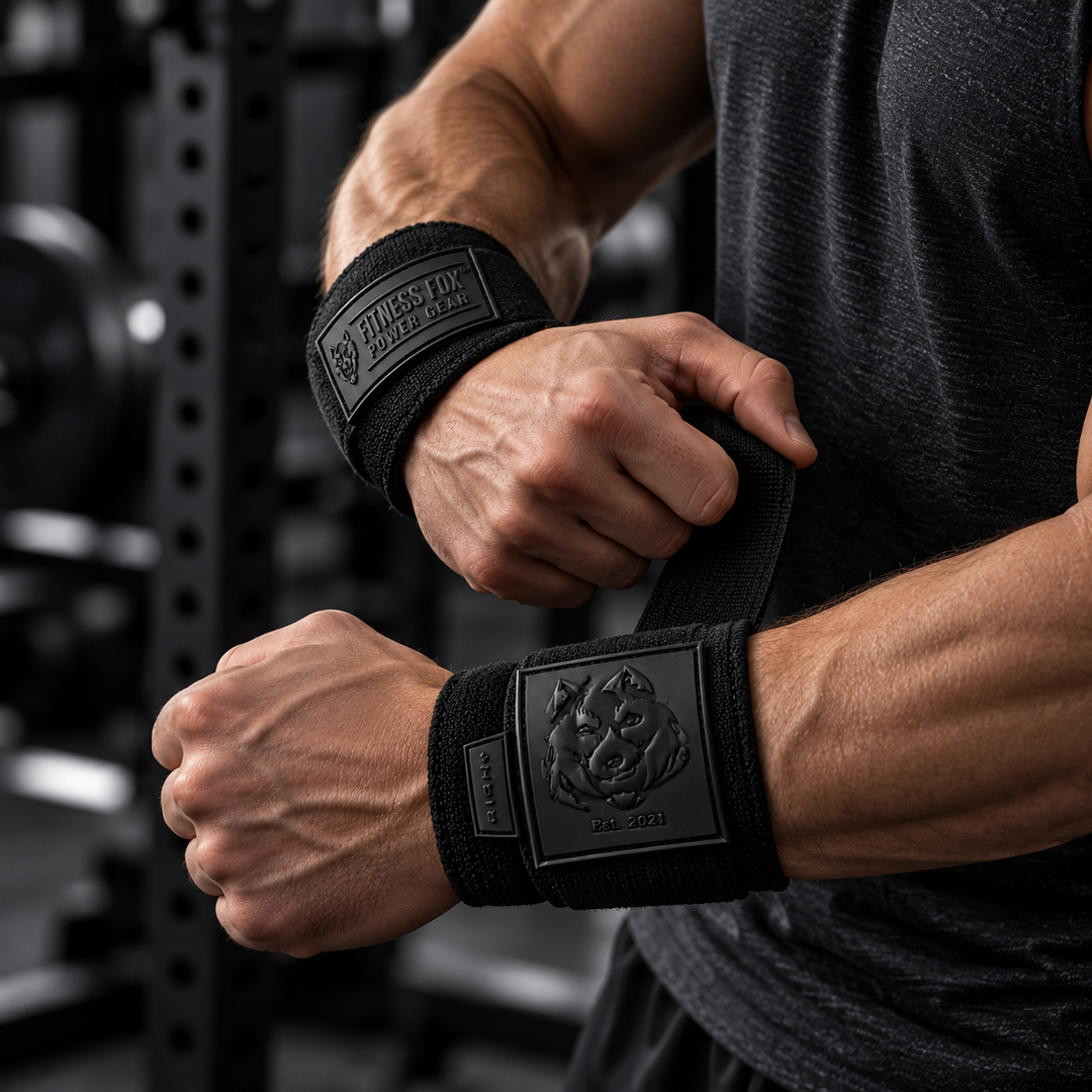 25" Wrist Wraps (Black with Black)