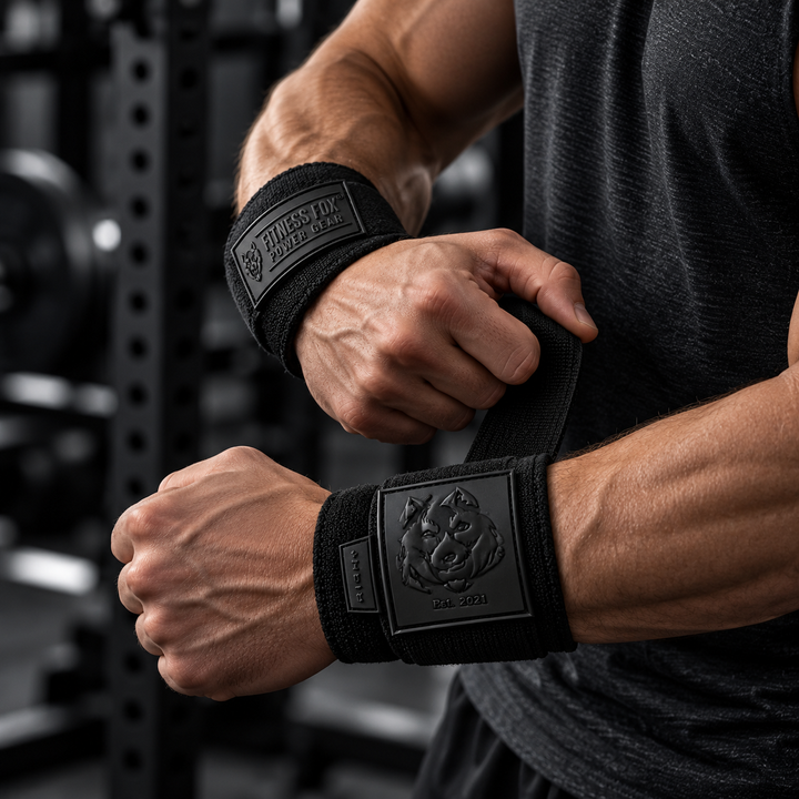 25" Wrist Wraps (Black with Black)