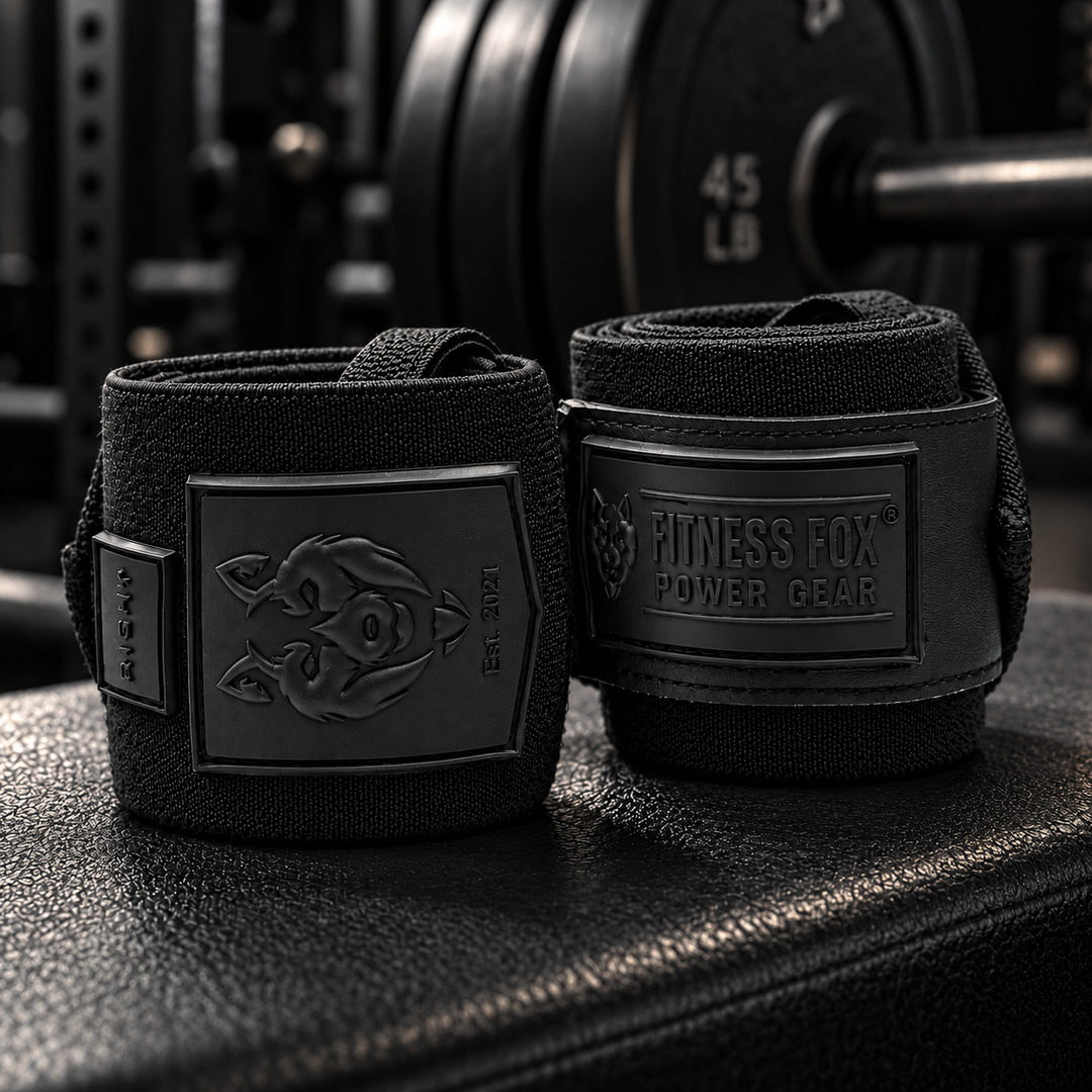 25" Wrist Wraps (Black with Black)