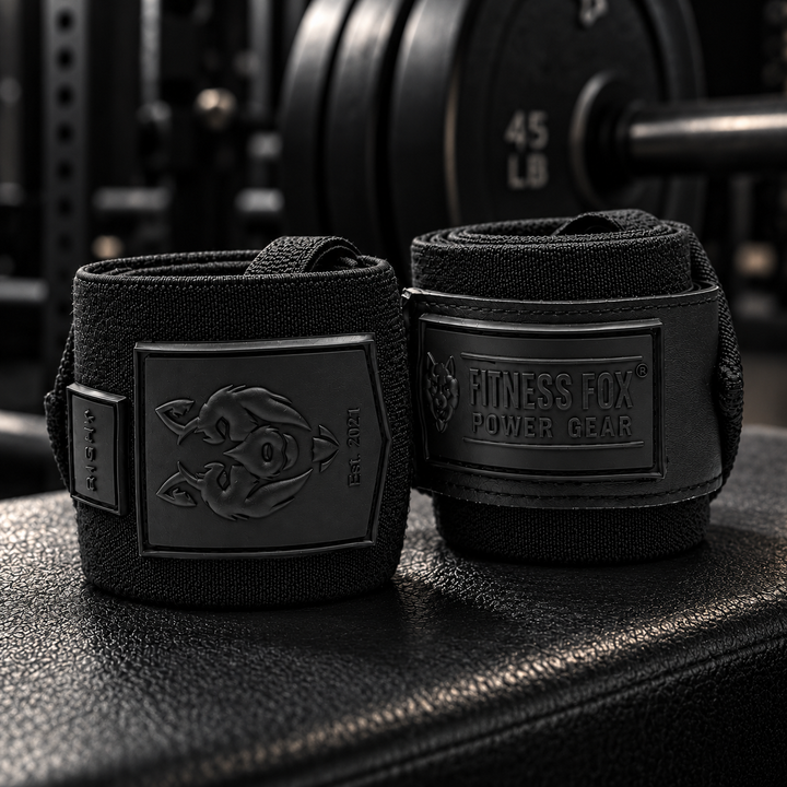 25" Wrist Wraps (Black with Black)