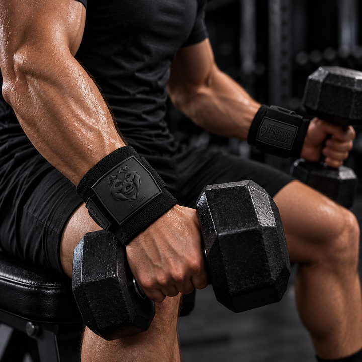 25" Wrist Wraps (Black with Black)