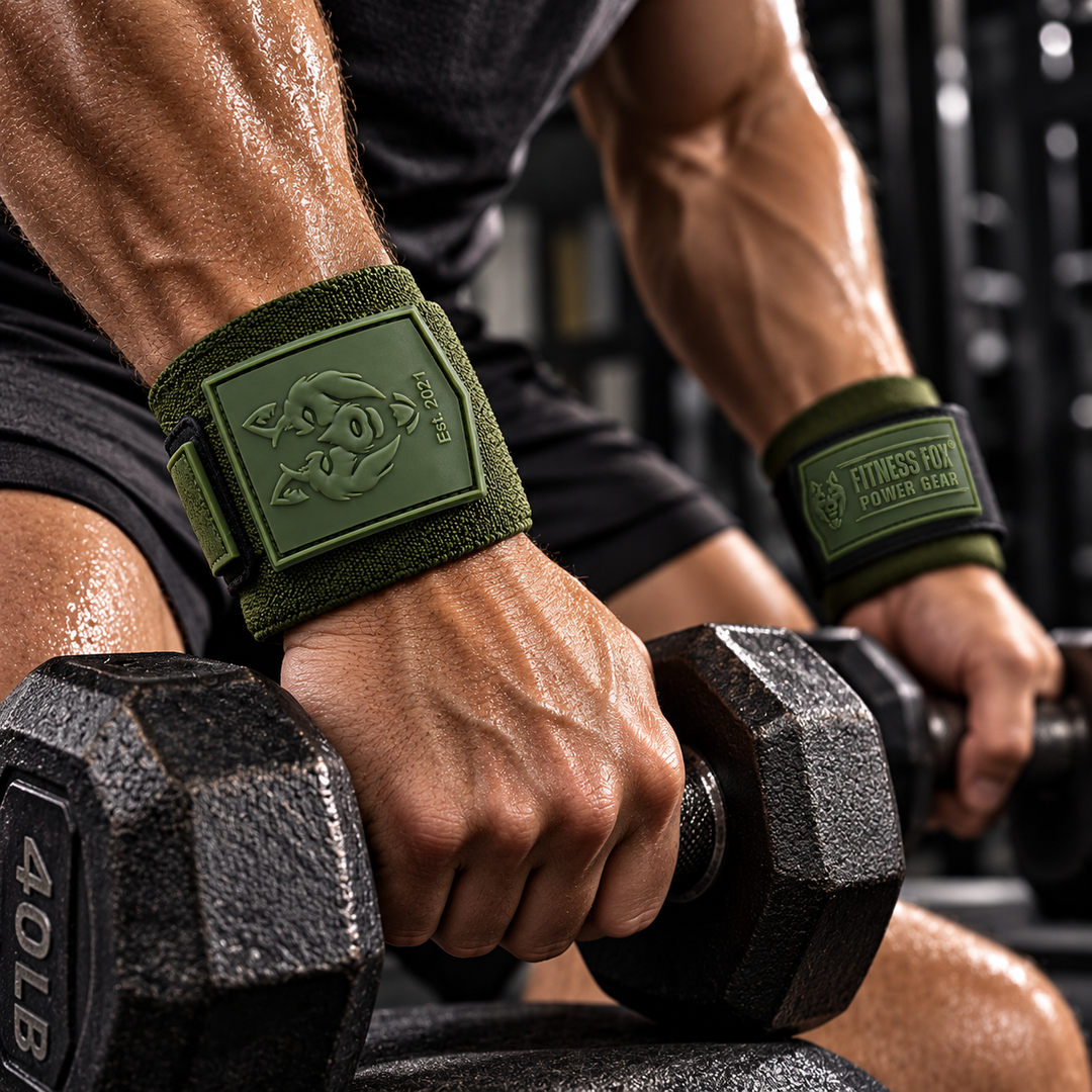 25" Wrist Wraps (Army Green)