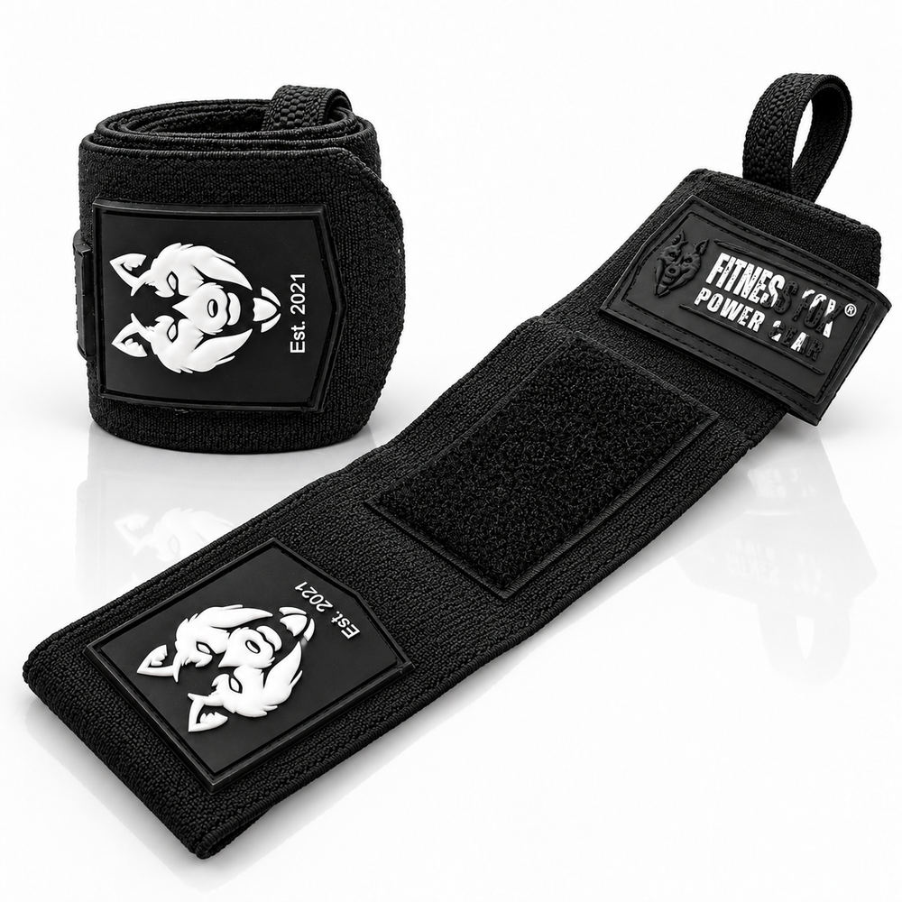 25" Wrist Wraps (Black & White)