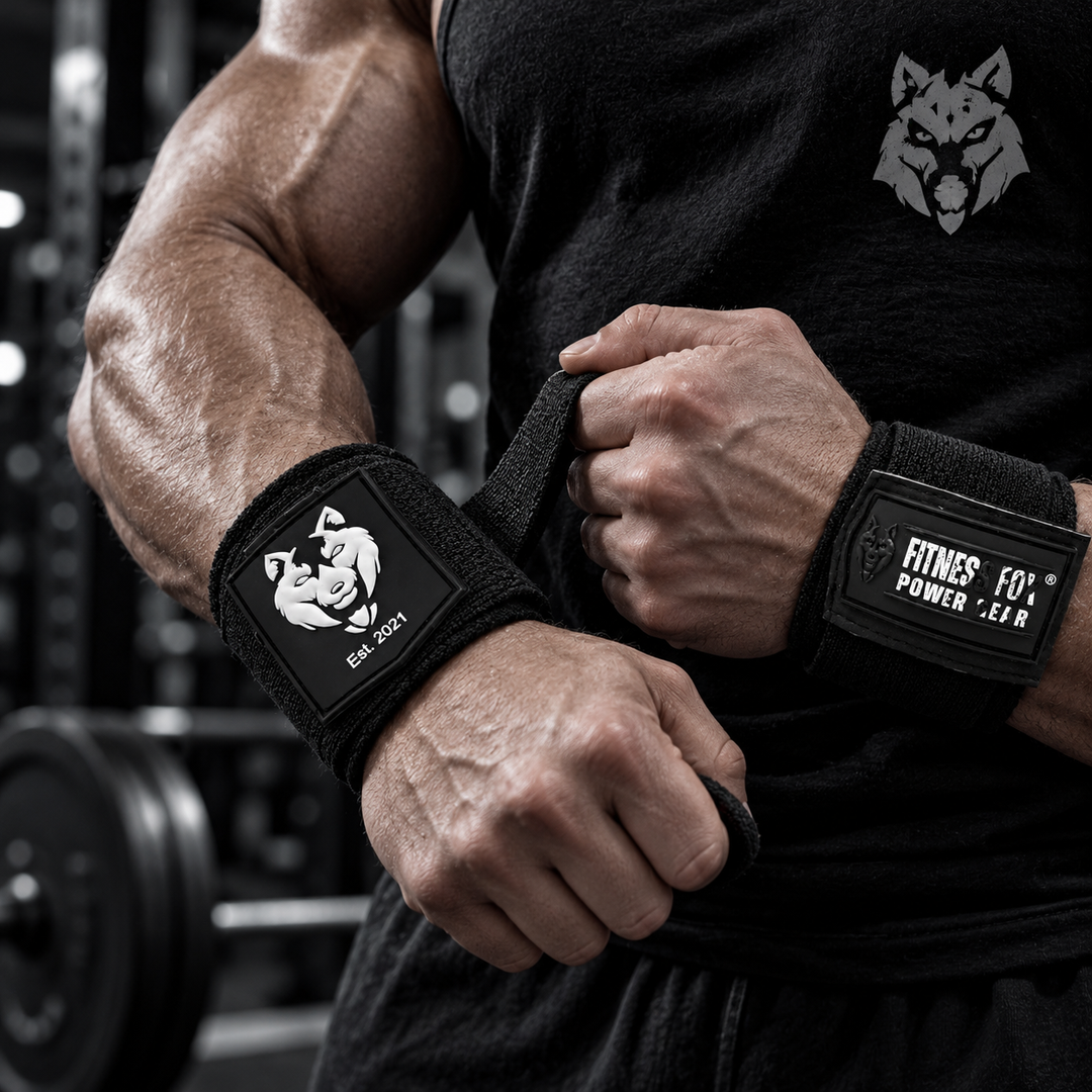25" Wrist Wraps (Black & White)