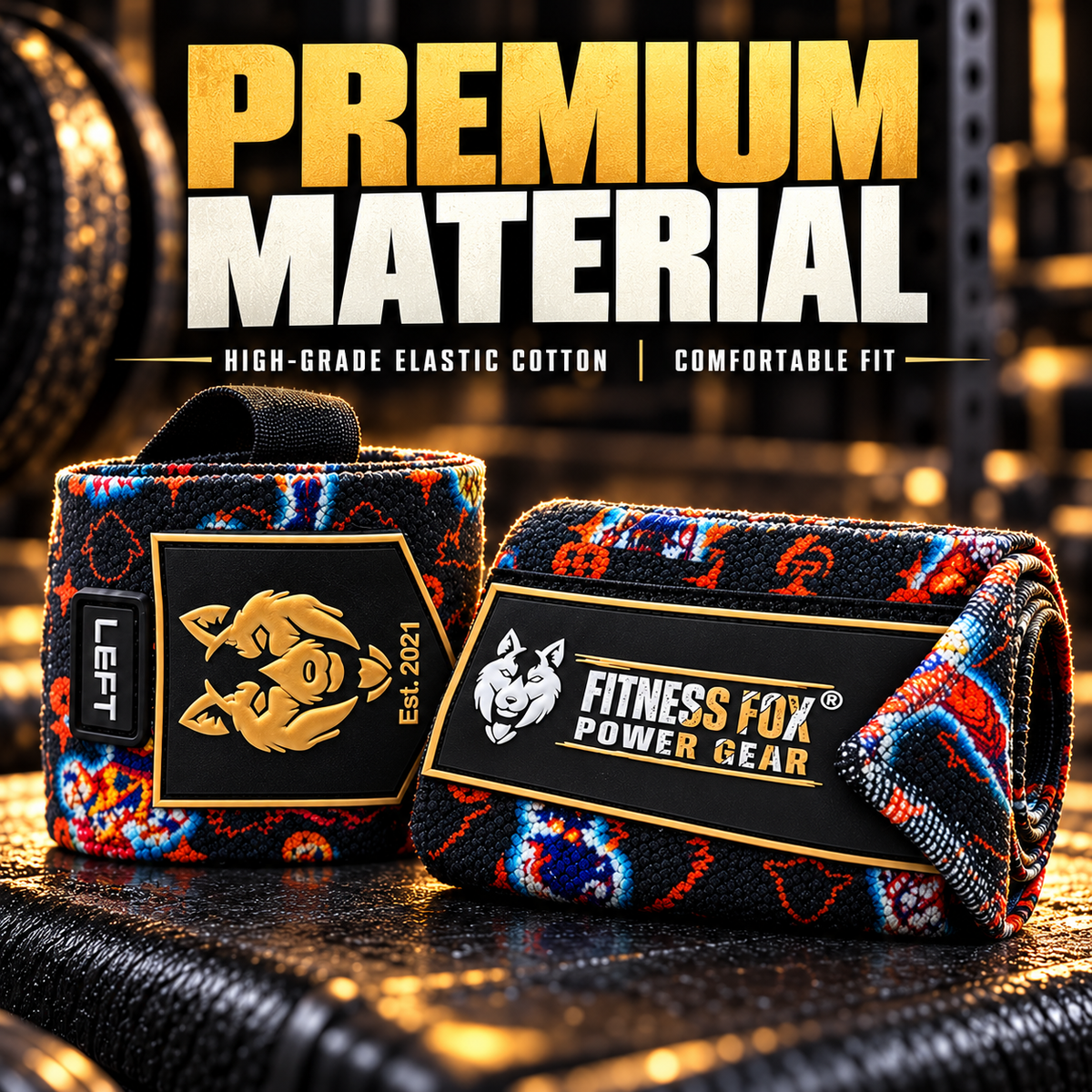 18" Dragon Ball Z Inspired Wrist Wraps