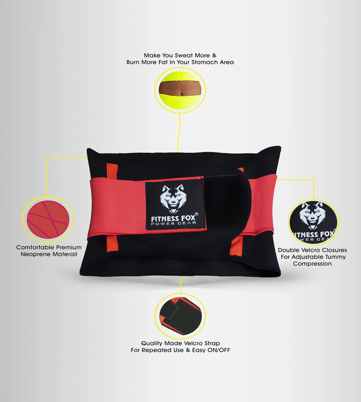 “Close-up of breathable interior lining on Fitness Fox waist trainer belt designed to improve comfort and skin feel throughout longer training blocks.”
