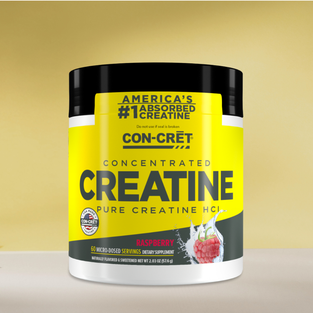 CON-CRET® Creatine HCl – Raspberry Flavor – FITNESS FOX