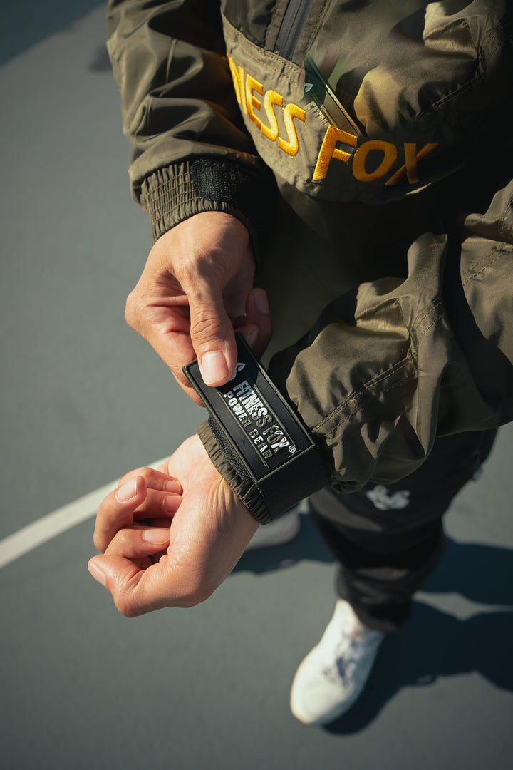 Fitness Fox Sauna Jacket-9th Edition ( OLIVE GREEN )