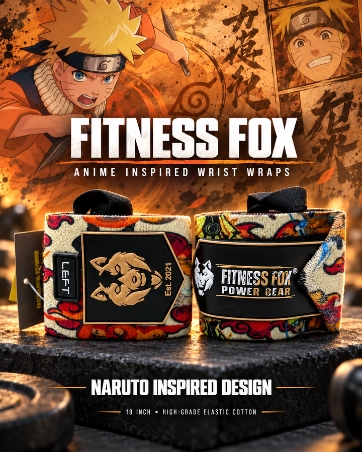 18" Naruto Inspired Wrist Wraps