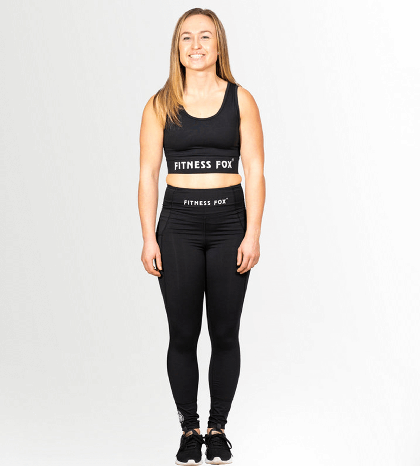 Black Crossing Straps Crop