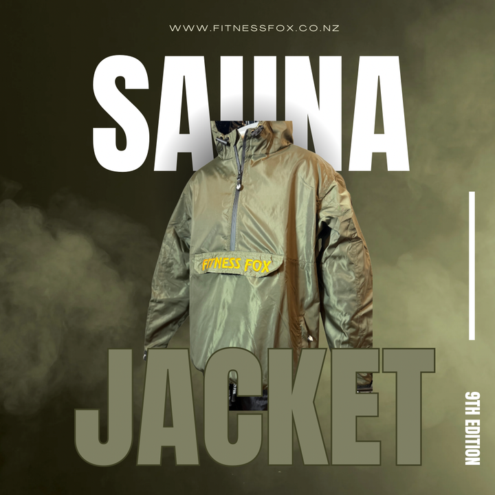 Fitness Fox Sauna Jacket-9th Edition ( OLIVE GREEN )